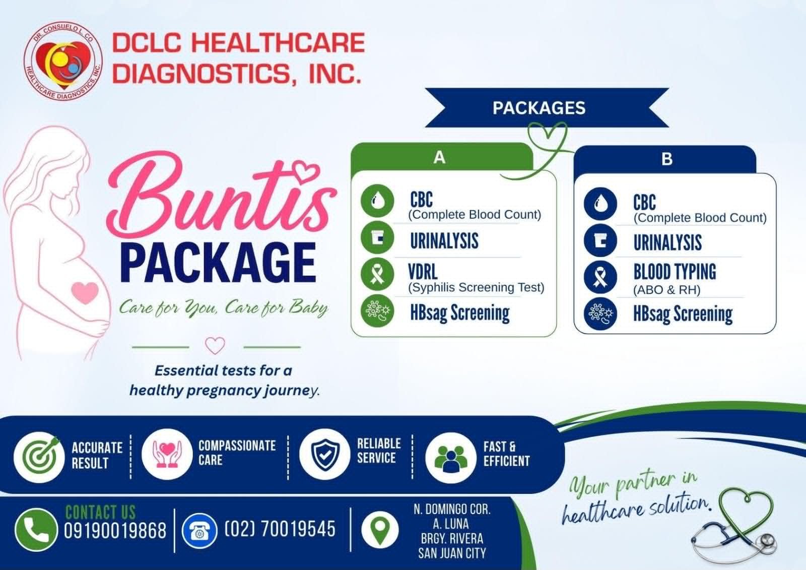 Buntis Package promotional flyer